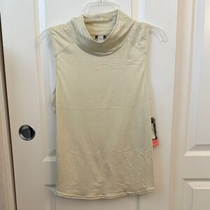 Oiselle Light Lux Mock Neck - 6 - ivory
